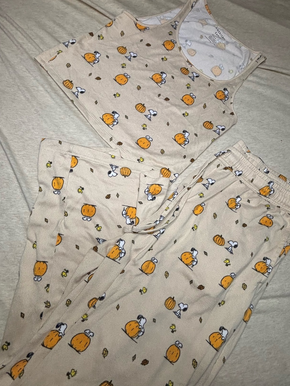 American Eagle Outfitters Snoopy Pajama Set